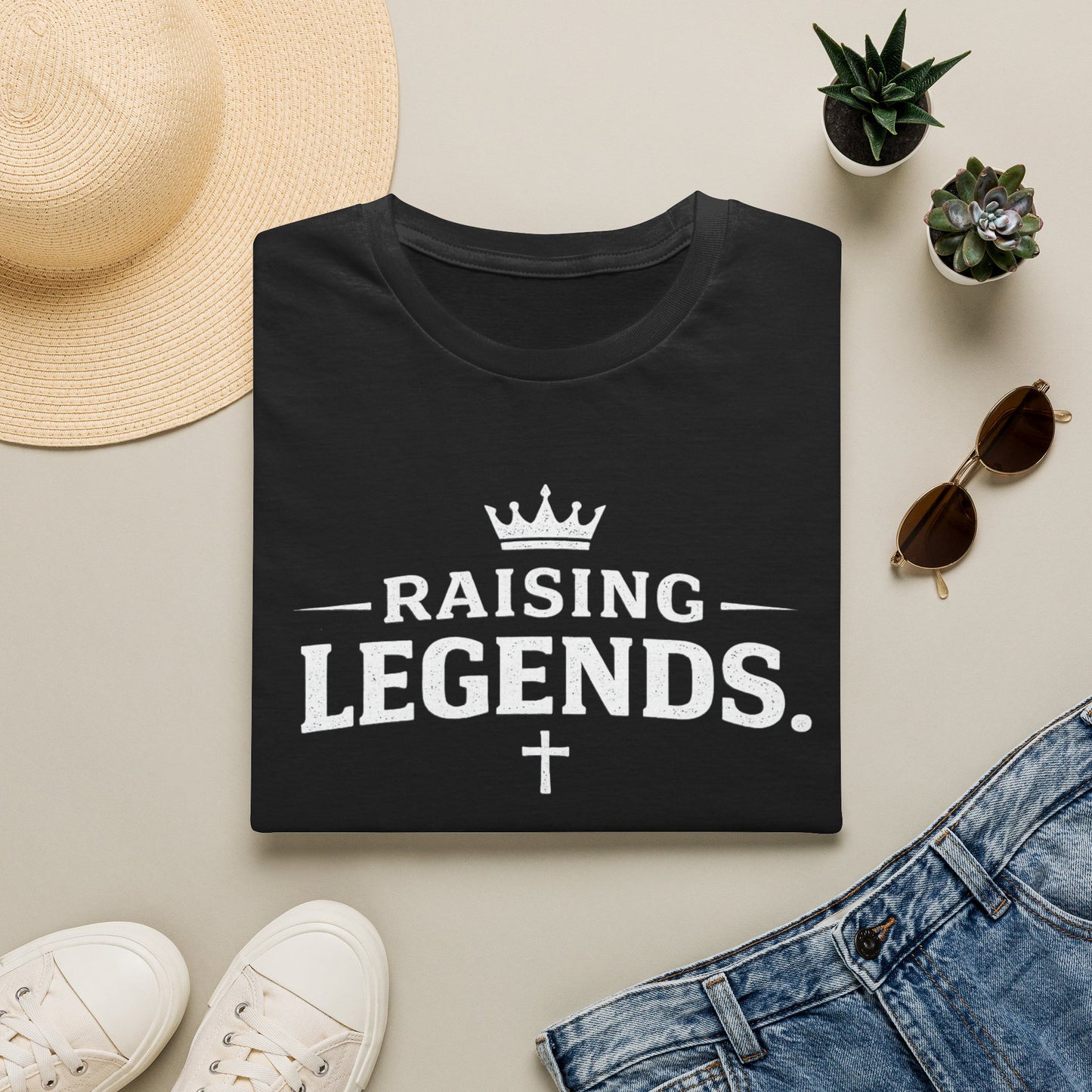 Raising Legend  Dad Graphic T-Shirt