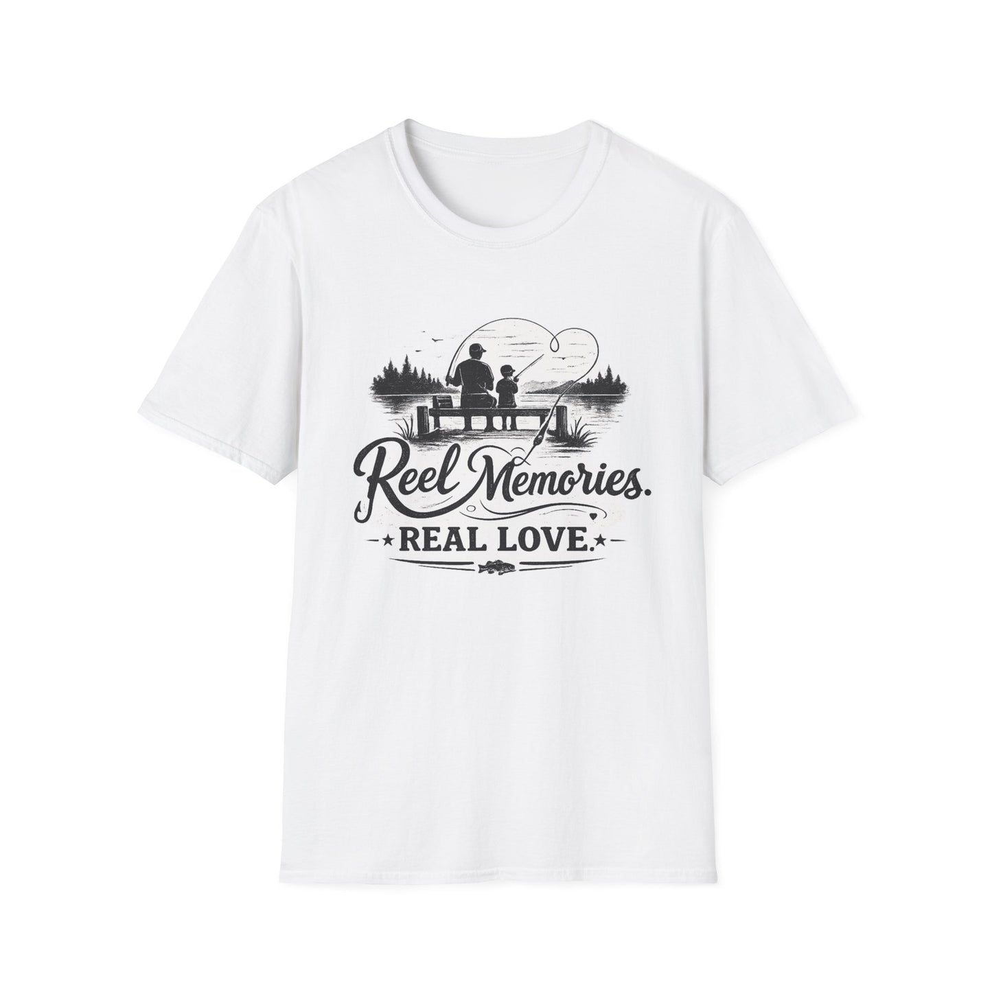 Reel Memories. Real Love.™ Fishing Dad T-Shirt