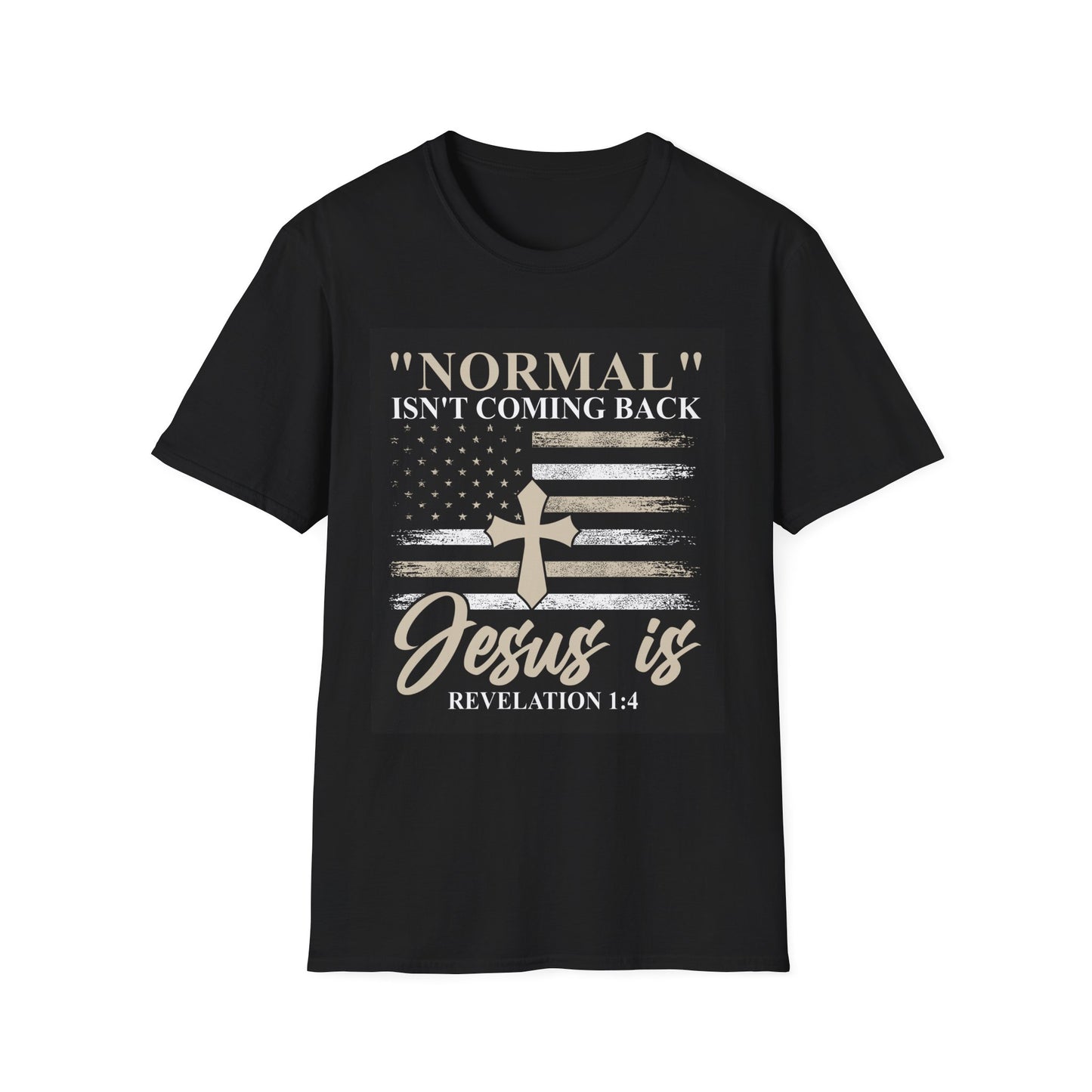 Normal Isn't Coming Back, Jesus Is Christian T-Shirt | Faith-Based Graphic Tee