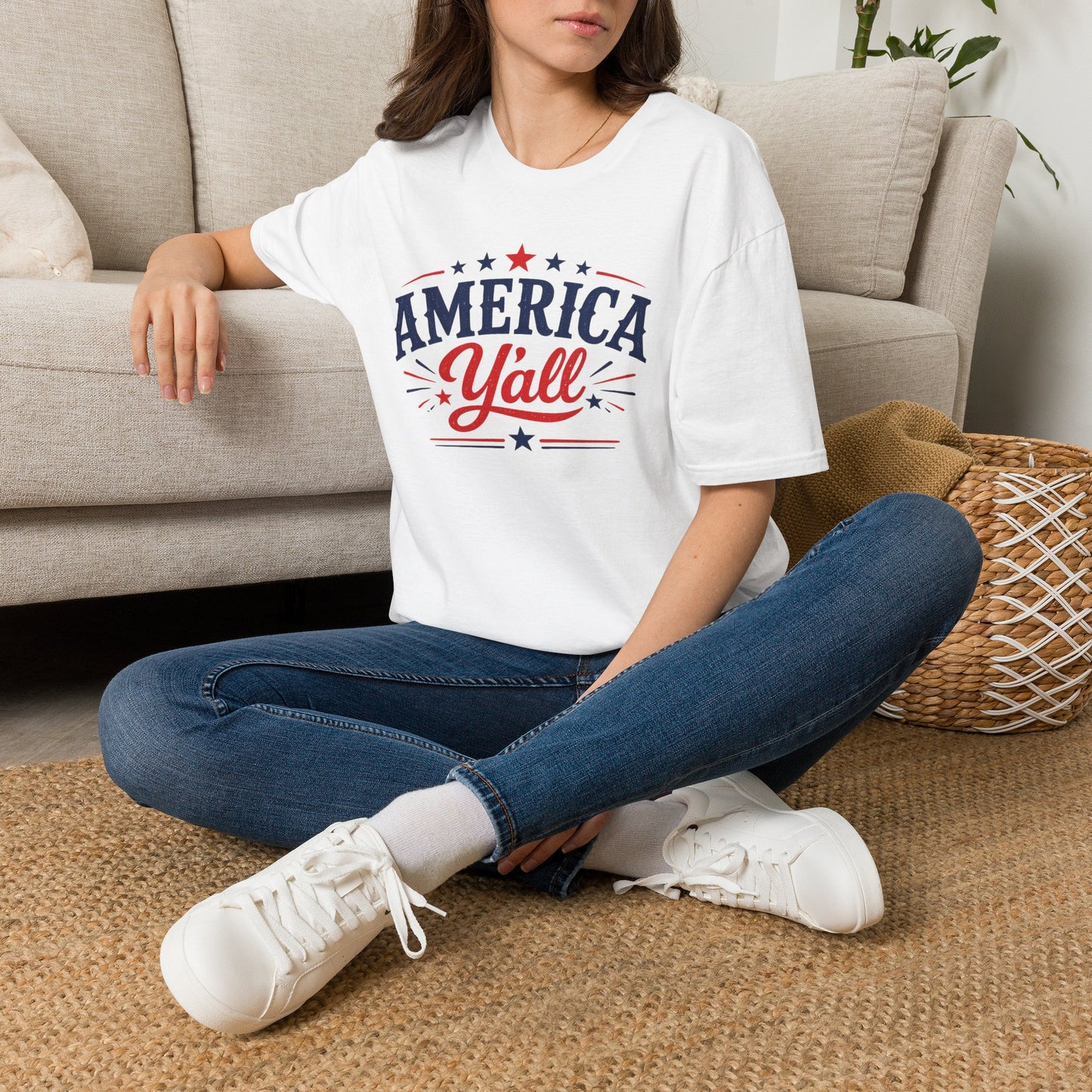 America Y'all T-Shirt — Patriotic Fourth of July Tee