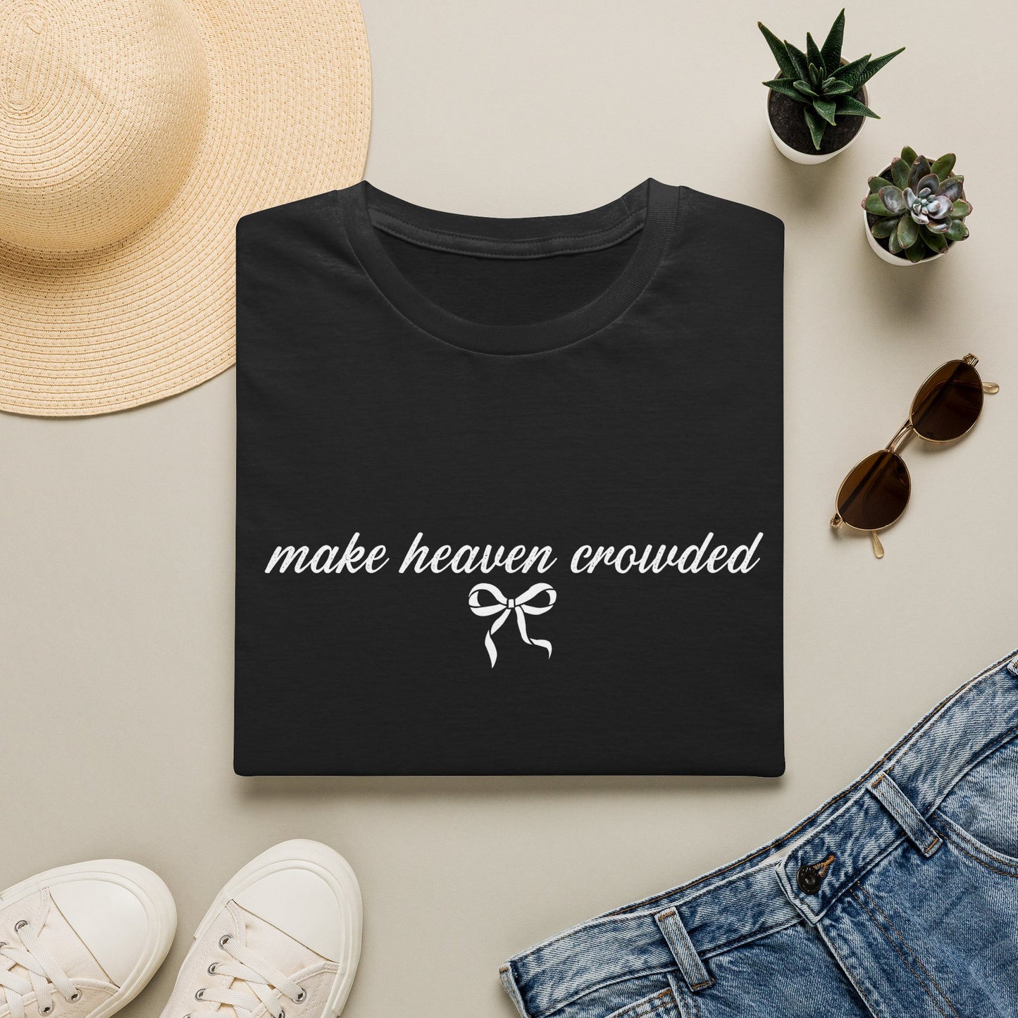 Make Heaven Crowded Christian T-Shirt | Faith-Based Graphic Tee