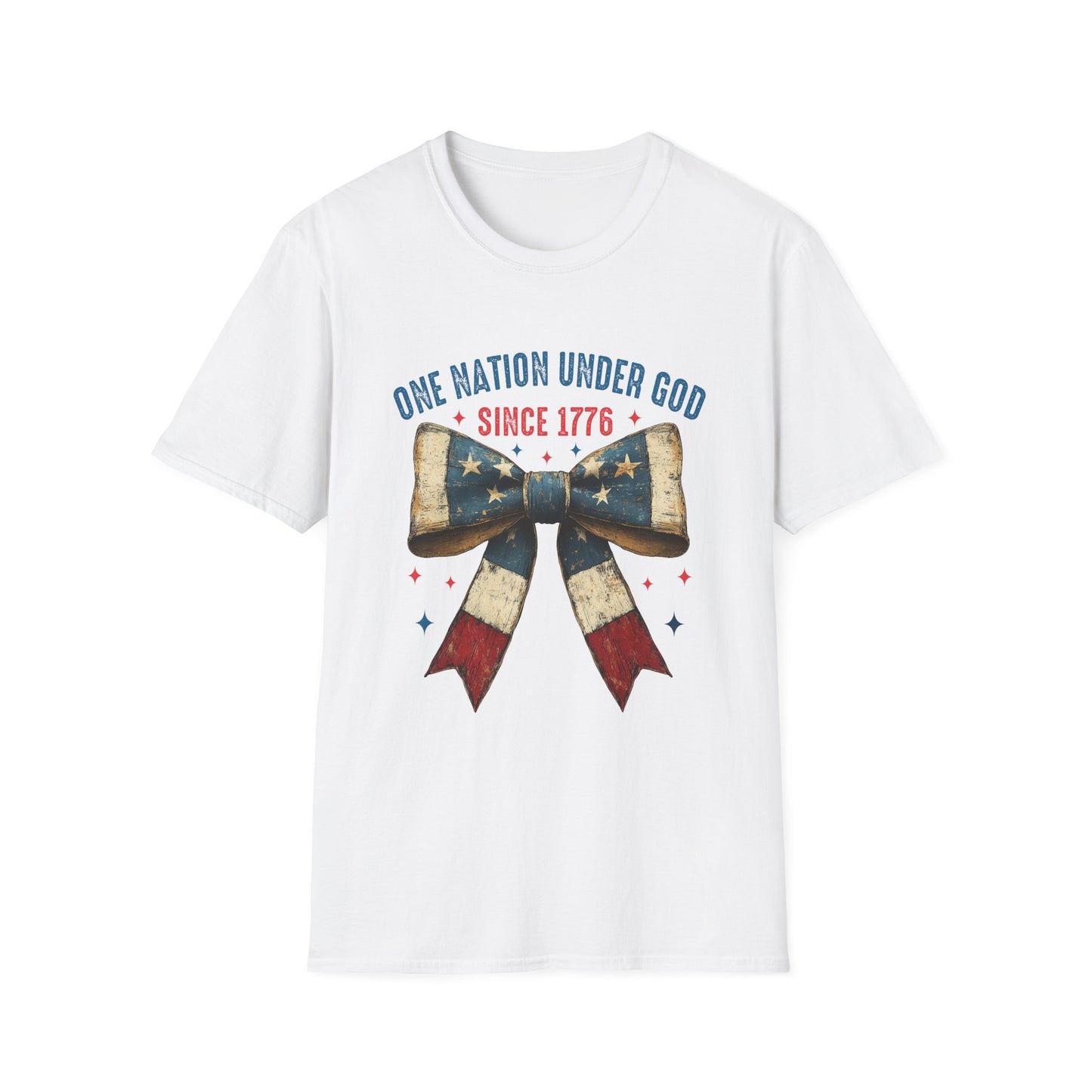 One Nation Under God Christian Patriotic T-Shirt | Since 1776 Faith & Freedom Tee
