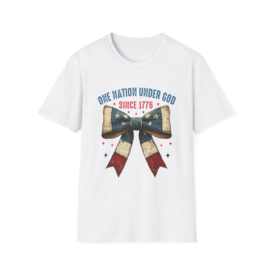 One Nation Under God Christian Patriotic T-Shirt | Since 1776 Faith & Freedom Tee