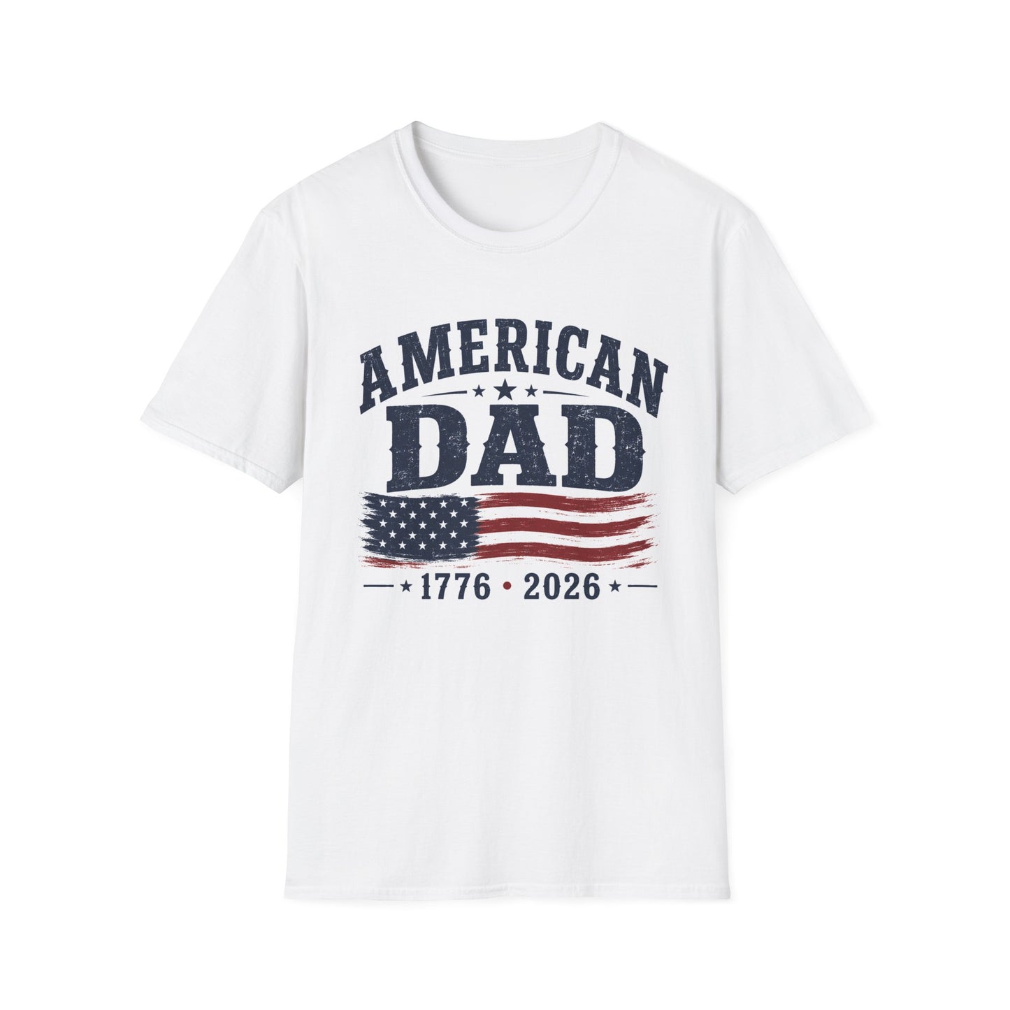 American Dad 1776–2026™ Patriotic Father's Day T-Shirt