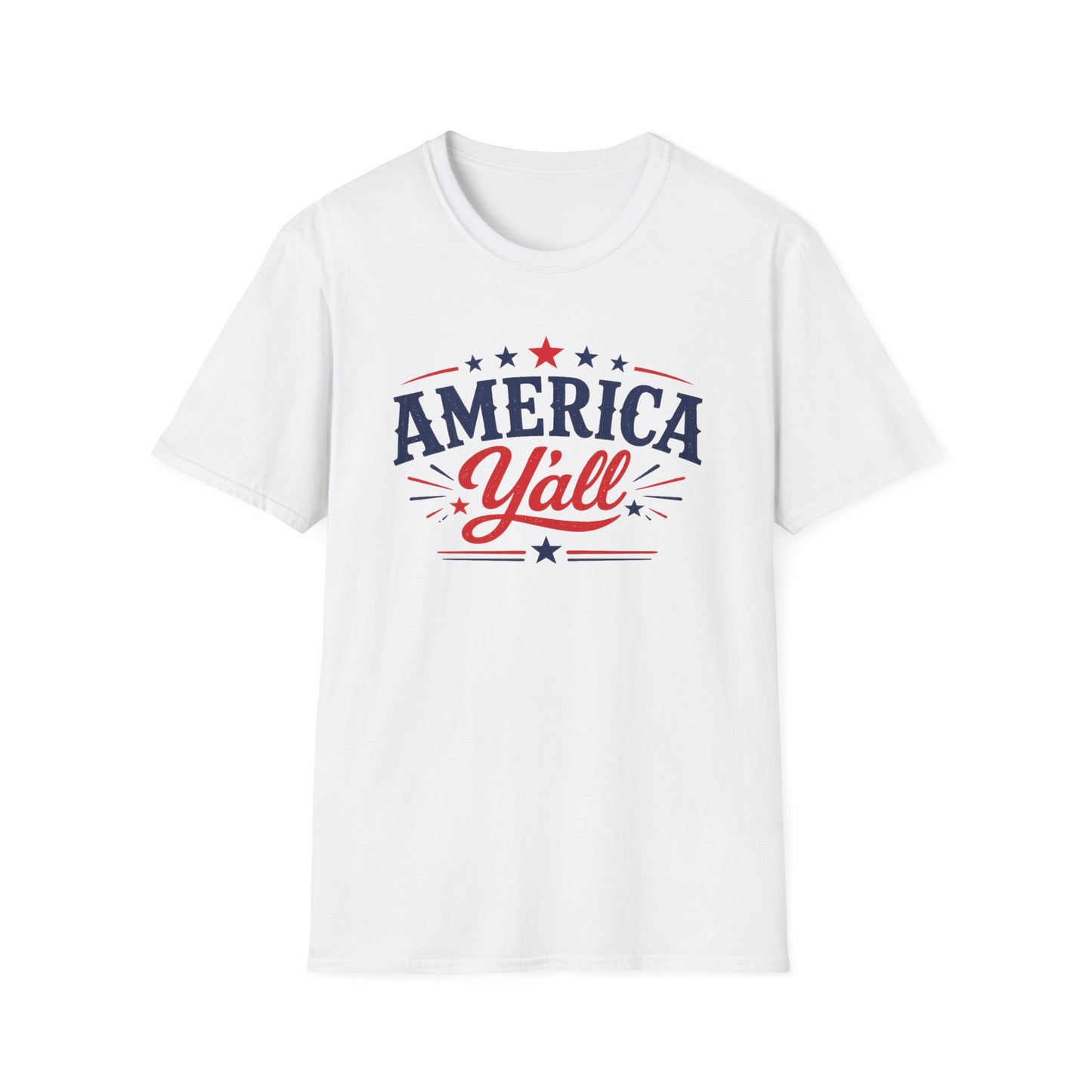 America Y'all T-Shirt — Patriotic Fourth of July Tee