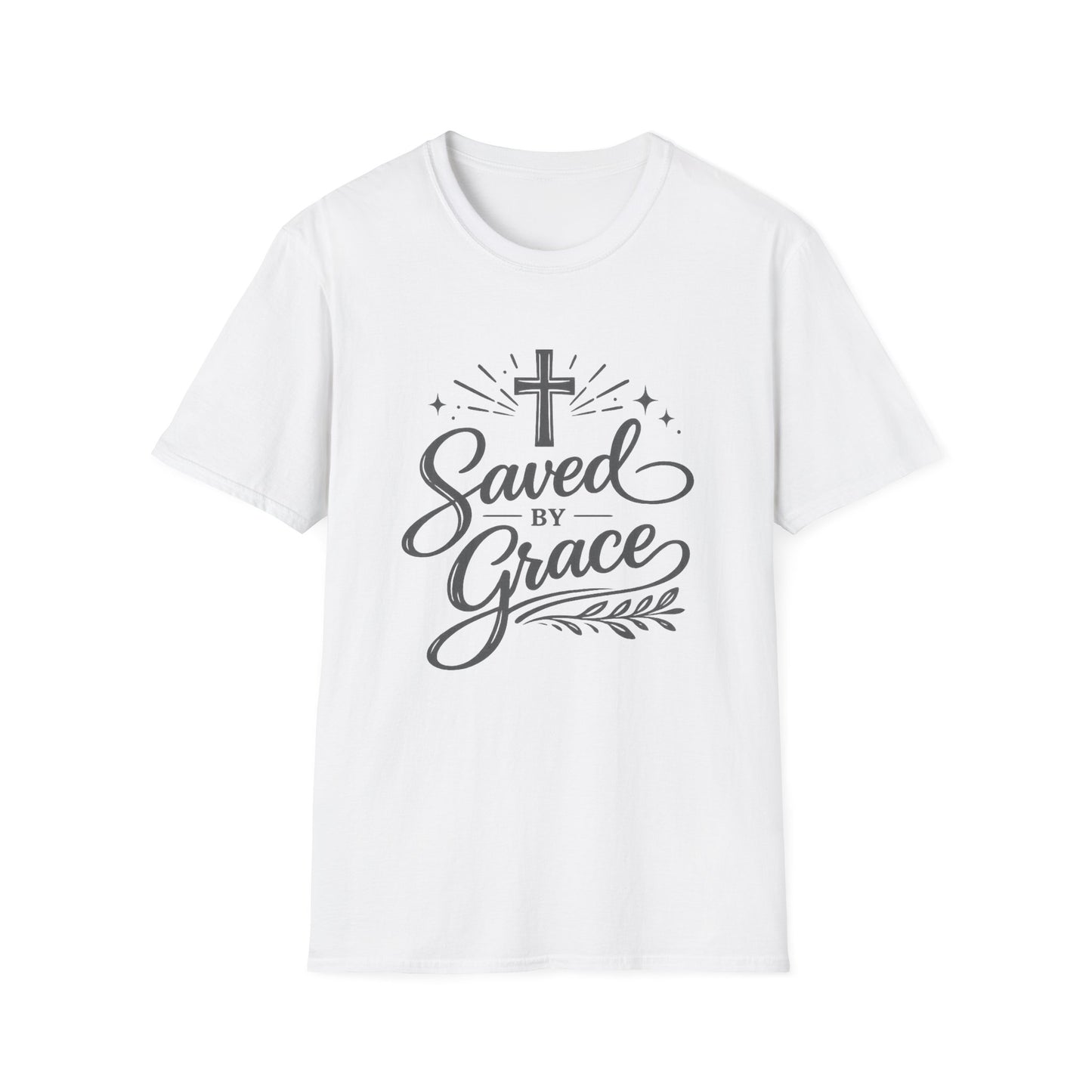 Saved by Grace Christian T-Shirt — Cross Faith Apparel