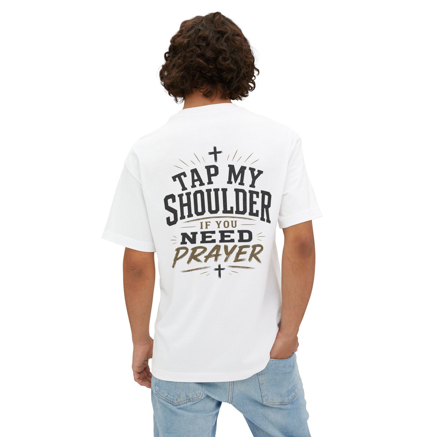 Tap My Shoulder If You Need Prayer Christian Shirt | Wearable Ministry Tee
