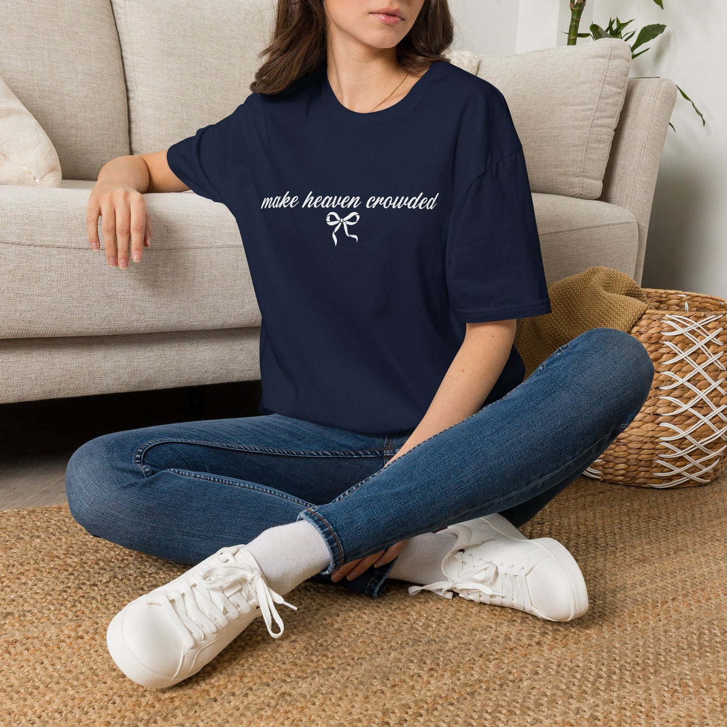 Make Heaven Crowded Christian T-Shirt | Faith-Based Graphic Tee